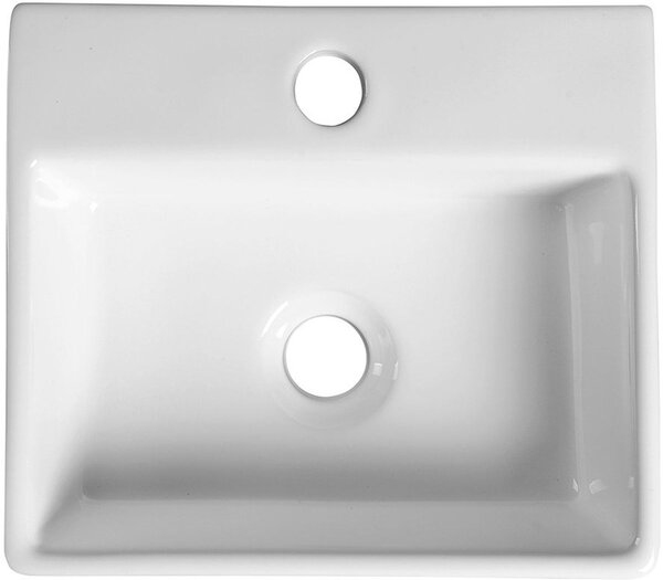 Sapho Small lavoar 33.5x29 cm dreptunghiular clasică-de blat alb luciu BH7002