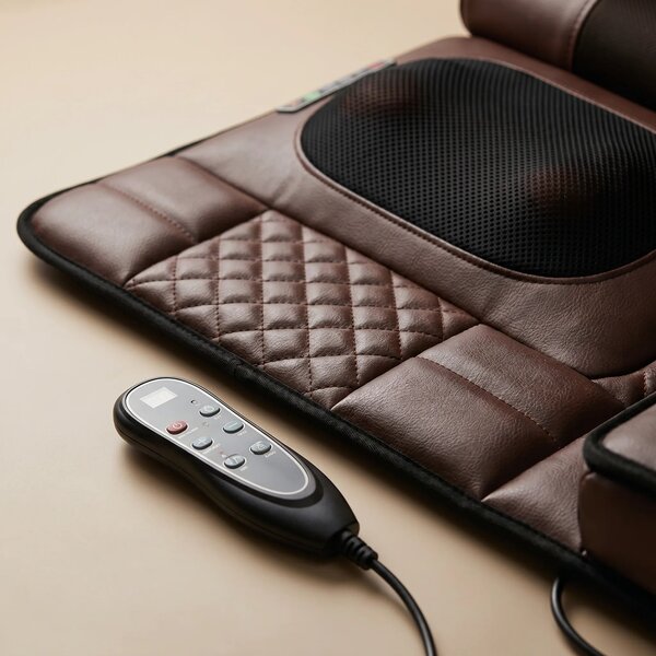 RESIGILAT Saltea masaj corp intreg cu role Shiatsu si vibratii, gat/um