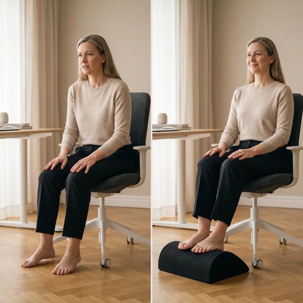 Perna/suport ortopedic pentru picioare ORTO 200 memory foam, husa cati