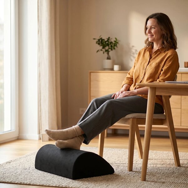Perna/suport ortopedic pentru picioare ORTO 200 memory foam, husa cati