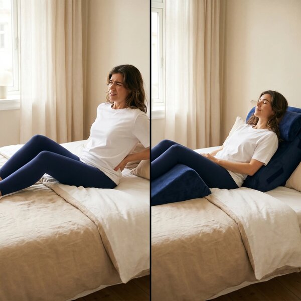 RESIGILAT Perna ortopedica set 4 piese memory foam recuperare gravitat