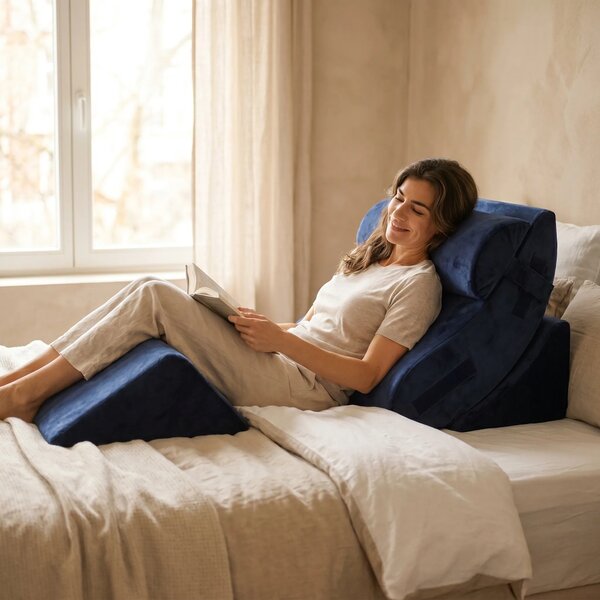 RESIGILAT Perna ortopedica set 4 piese memory foam recuperare gravitat