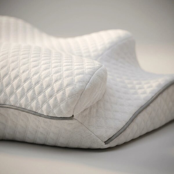 Perna cervicala ortopedica CERVI-SAN Ortho reglabila memory foam, husa