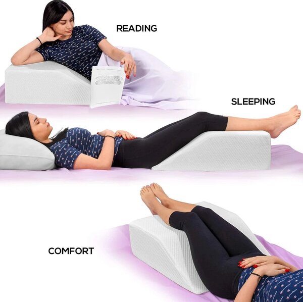 RESIGILAT Perna ortopedica ridicare picioare memory foam cu gel coolin