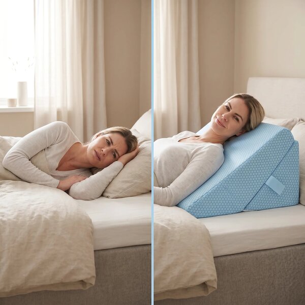 RESIGILAT Perna multifunctionala 7-in-1 memory foam pliabila, cap/spat