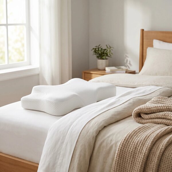 Perna cervicala ortopedica CERVI-SAN Relax memory foam pentru gat si u