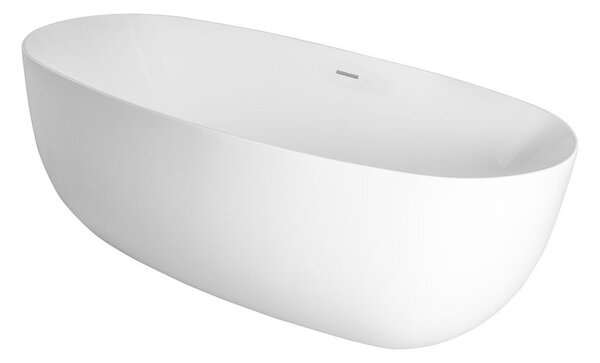 Oltens Ebba cadă freestanding 170x80 cm ovală alb 12012000