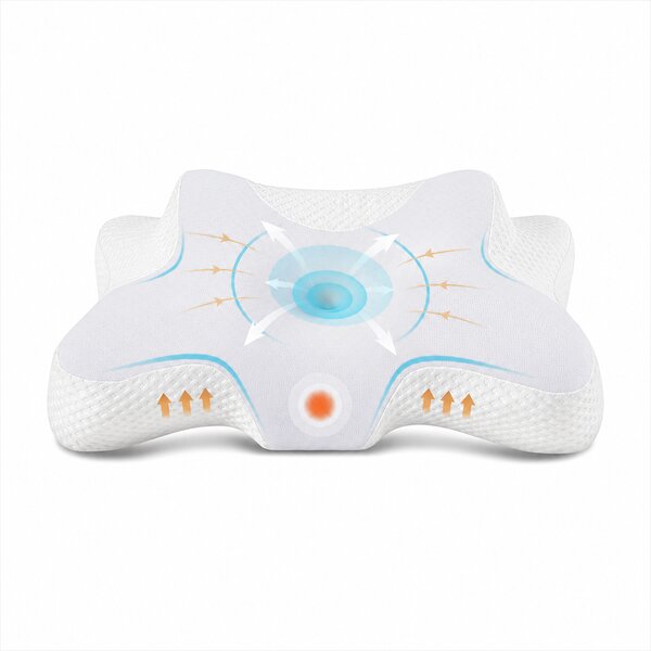 Perna cervicala ortopedica CERVI-SAN Relax memory foam pentru gat si u