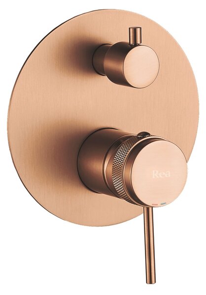 Set de dus incastrat Rea Lungo Grip Brush Copper + BOX