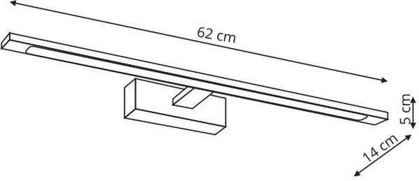 Light Prestige Isla lampă de perete 1x20 W auriu GS-LWB-20WGOLD
