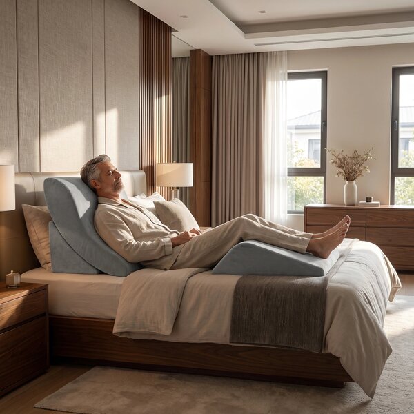 Perna ortopedica set 3 piese memory foam recuperare gravitate zero, Gr