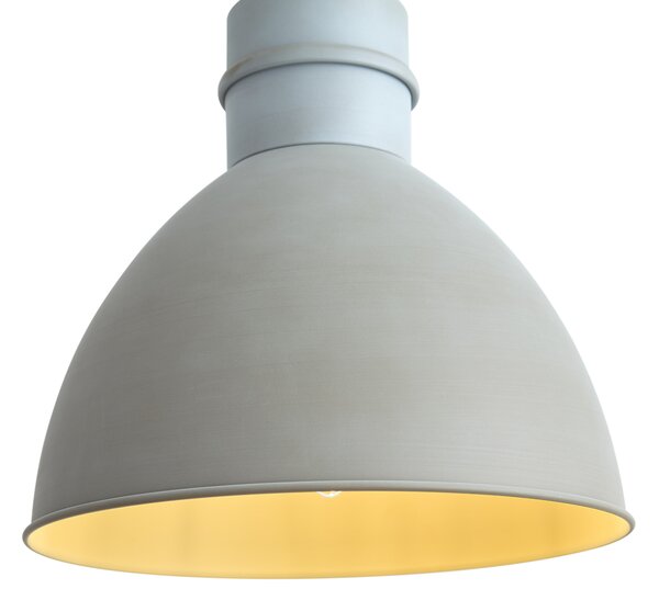 Lampă suspendată inteligentă gri 30 cm incl. bec A60 wifi - Dory