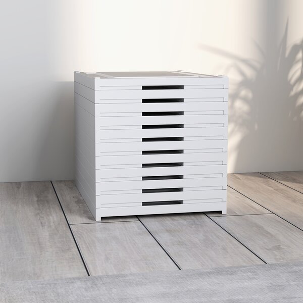 HOMCOM Pantofar Pliabil Slim, Modular, cu 10 Cutii pentru Pantofi, Economisire Spațiu, Fără Montaj, Alb | Aosom Romania