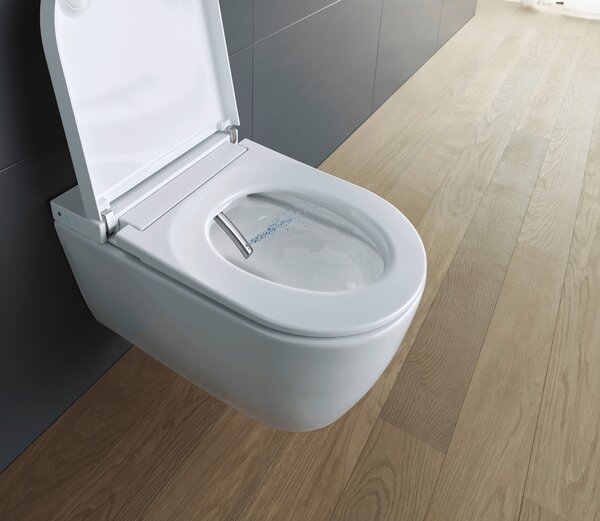 Duravit SensoWash toaletă cu spălare agăţat fără margine alb 650001012004310