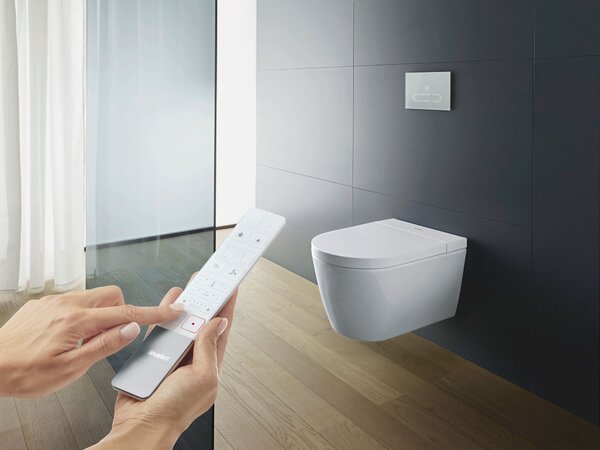 Duravit SensoWash toaletă cu spălare agăţat fără margine alb 650001012004310