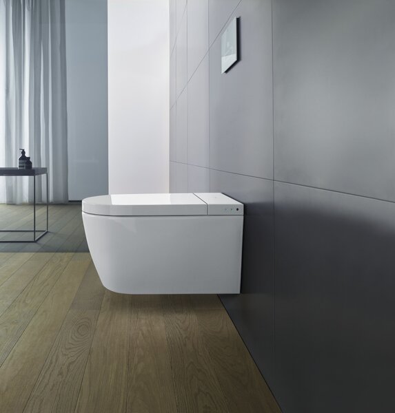 Duravit SensoWash toaletă cu spălare agăţat fără margine alb 650001012004310