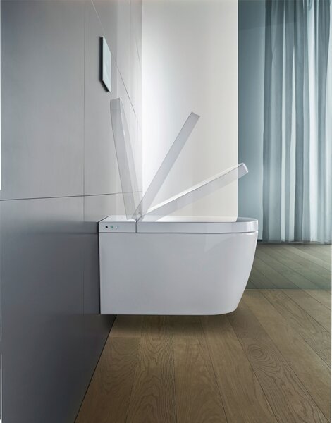 Duravit SensoWash toaletă cu spălare agăţat fără margine alb 650001012004310