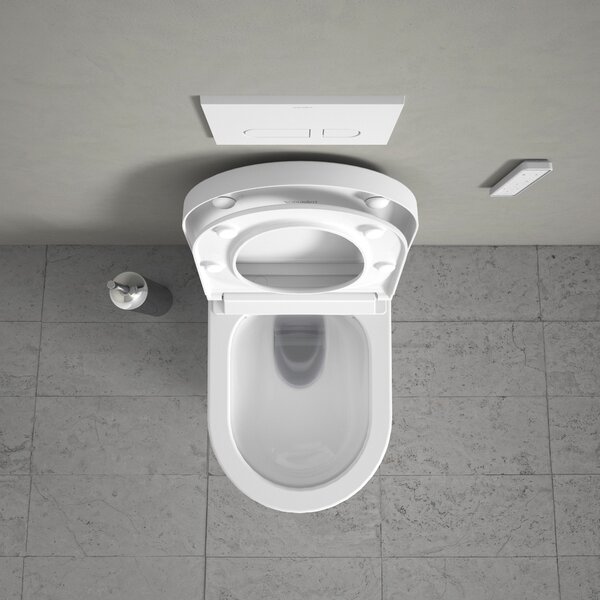 Duravit SensoWash toaletă cu spălare agăţat fără margine alb 650001012004310