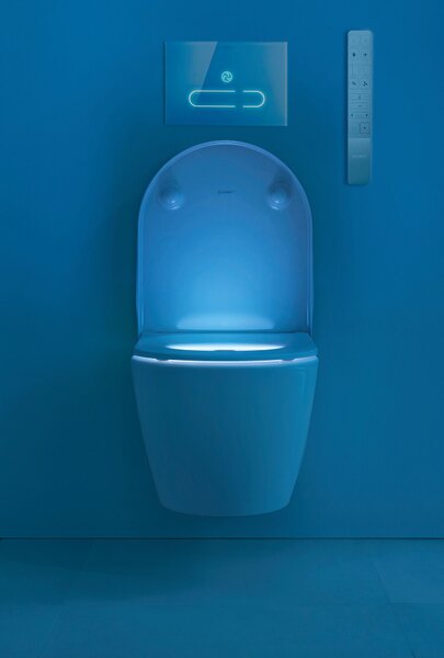 Duravit SensoWash toaletă cu spălare agăţat fără margine alb 650001012004310