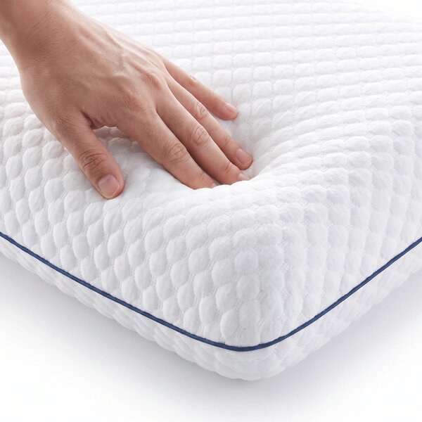 Perna ortopedica cervicala memory foam cu gel si ventilatie AERO-SAN G