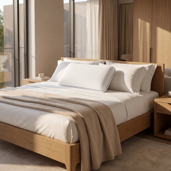 Perna ortopedica cervicala memory foam cu gel si ventilatie AERO-SAN G