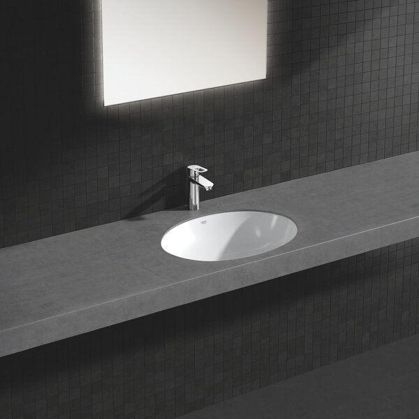 Grohe Bau Ceramic lavoar 56x42 cm ovale sub blat alb luciu 39423000