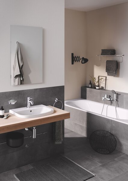 Grohe Bau Ceramic lavoar 56x40 cm semicircular încastrat alb luciu 39422000