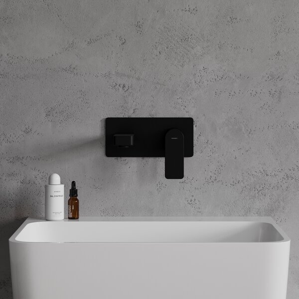 Omnires Baretti baterie lavoar ascuns negru BA7815BL