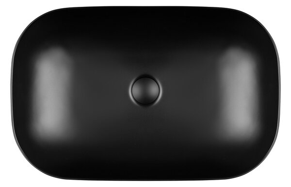 Oltens Hamnes lavoar 61x40 cm ovale de blat negru mat 40302300
