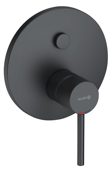 Kludi Bozz baterie cadă-duș ascuns negru 386593976