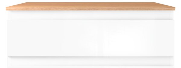 Oltens Vernal dulap 80x45.6x47 cm sub chiuveta pe perete alb luciu 60003000
