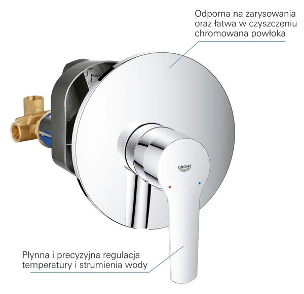 Grohe Start baterie de duș ascuns StarLight Chrome 32590002