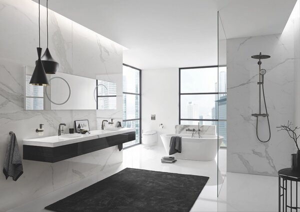 Grohe Essentials suport prosop Brushed Hard Graphite 40364AL1