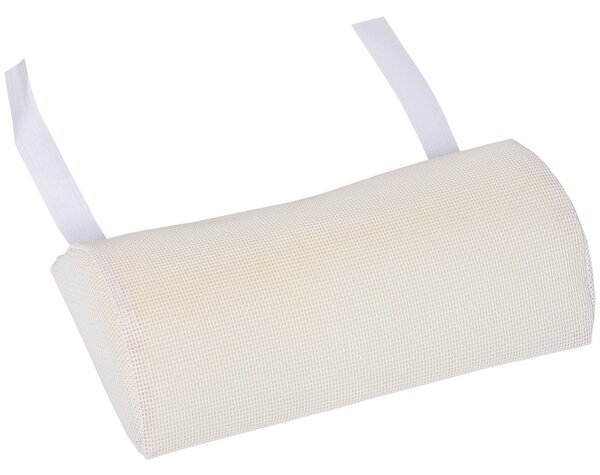Outsunny Șezlong Pliabil cu Spătar Reglabil pe 5 Nivele și Pernă, Șezlong de Grădină cu Material Texteline, pentru Plajă, Piscină, Grădină, 182x56x28 cm, Crem | Aosom Romania