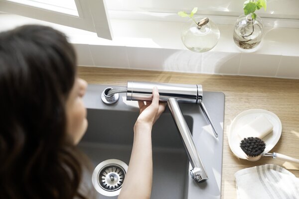 Hansgrohe Zesis M33 baterie bucătărie pe picior crom 74805000
