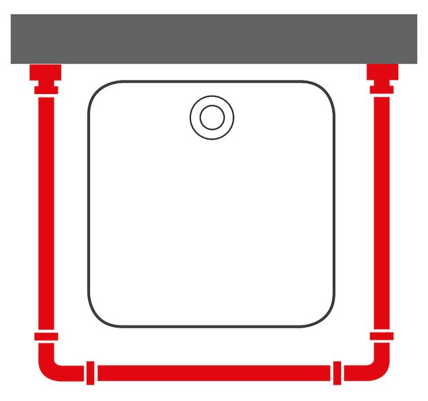 Sealskin Easy Roll bară perdea de duș 800128