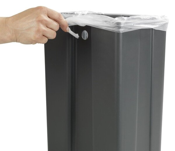 Wenko cos de gunoi 12 l gri 54903100
