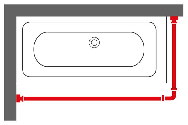 Sealskin Easy Roll bară perdea de duș 800128