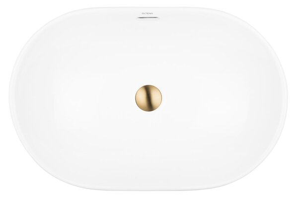 Oltens Tive lavoar 61x40 cm ovale încastrat alb luciu 40823000