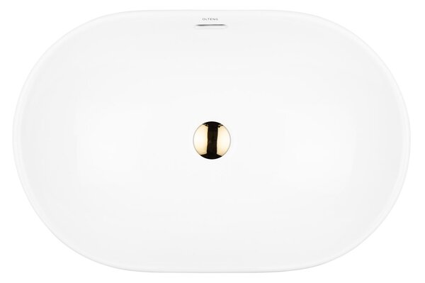Oltens Tive lavoar 61x40 cm ovale încastrat alb luciu 40823000