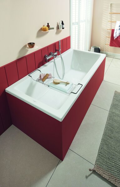 Villeroy & Boch Targa Plus cada dreptunghiulară 159.5x70 cm alb UBA167NES2V-01