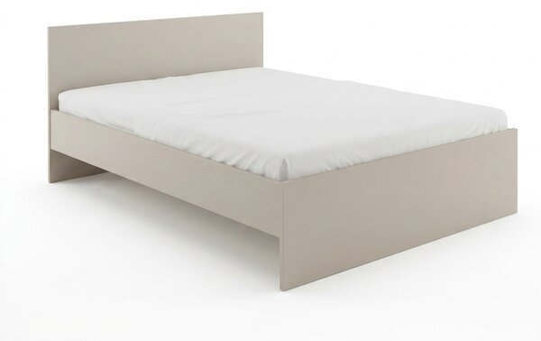 Pat ELISA 140 x 200 cm, casmir bej Saltele: Fara saltea, Somiera pat: Cu lamele drepte