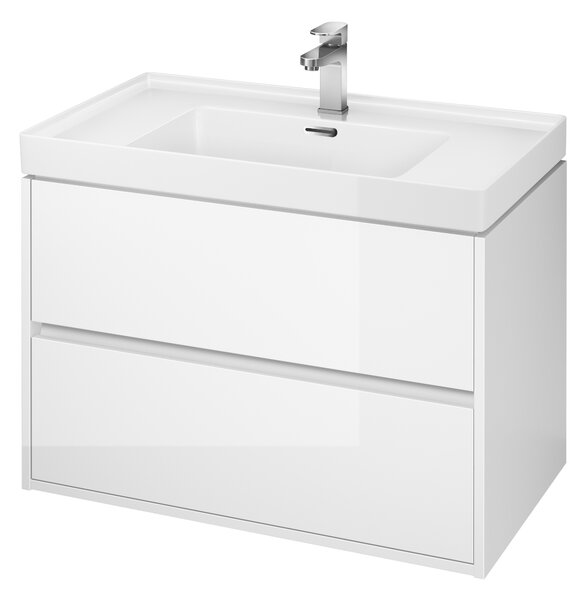 Cersanit Crea lavoar 80.5x45.5 cm dreptunghiular mobilier alb luciu K114-017