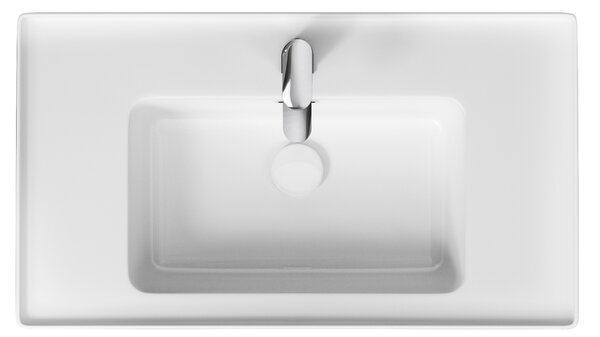 Cersanit Crea lavoar 80.5x45.5 cm dreptunghiular mobilier alb luciu K114-017
