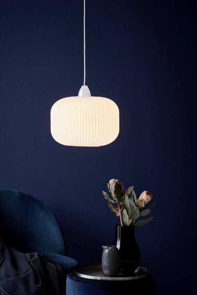 Nordlux Milford lampă suspendată 1x40 W alb 46583001