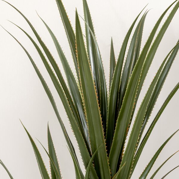 HOMCOM Yucca Artificială de 190 cm, Plantă Artificială cu 39 de Frunze pentru Decor Acasă, Birou, Grădină Ø17x190 cm Verde | Aosom Romania
