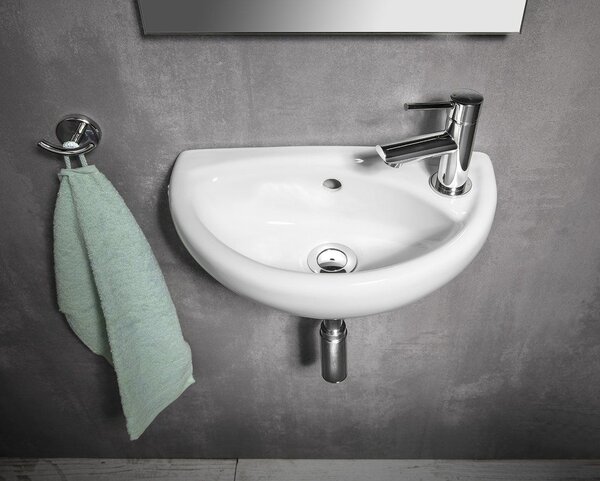 Creavit Oval lavoar 39x23 cm ovale clasică alb luciu TP040