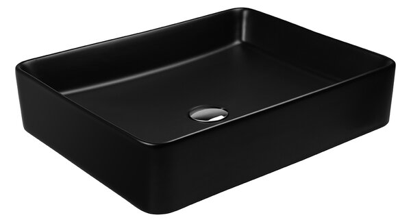 Oltens Forde lavoar 51x40.5 cm dreptunghiular de blat negru mat 40303300
