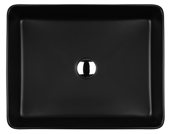 Oltens Forde lavoar 51x40.5 cm dreptunghiular de blat negru mat 40303300