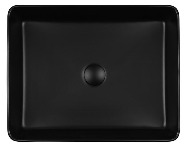 Oltens Forde lavoar 51x40.5 cm dreptunghiular de blat negru mat 40303300